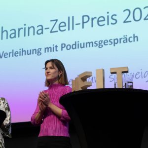 07.09.2026 / Studientag über Wahres und Unwahres /PFARRERINNEN- UND PFARRERVEREIN IN DER EVANGELISCHEN KIRCHE IN HESSEN UND NASSAU E.V. / Evangelische Frauen in Hessen und Nassau e.V. / jugend-kultur-kirche sankt peter / Preisverleihung Katharina-Zell-Preis an Sophie von der Tann (Journalistin, ARD-Korrespondentin) /Laudatio: Gesine Cukrowski (Schauspielerin, Aktivistin) /